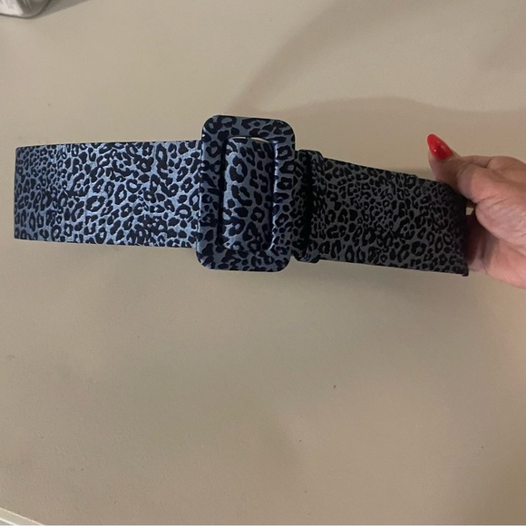 Sachin & Babi Cheetah Sky Blue Midnight Maxi Dress - Picture 14 of 16